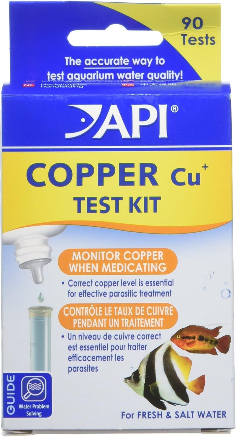 API Copper Test Kit 90-Test Aquarium Water Test Kit - Image 1