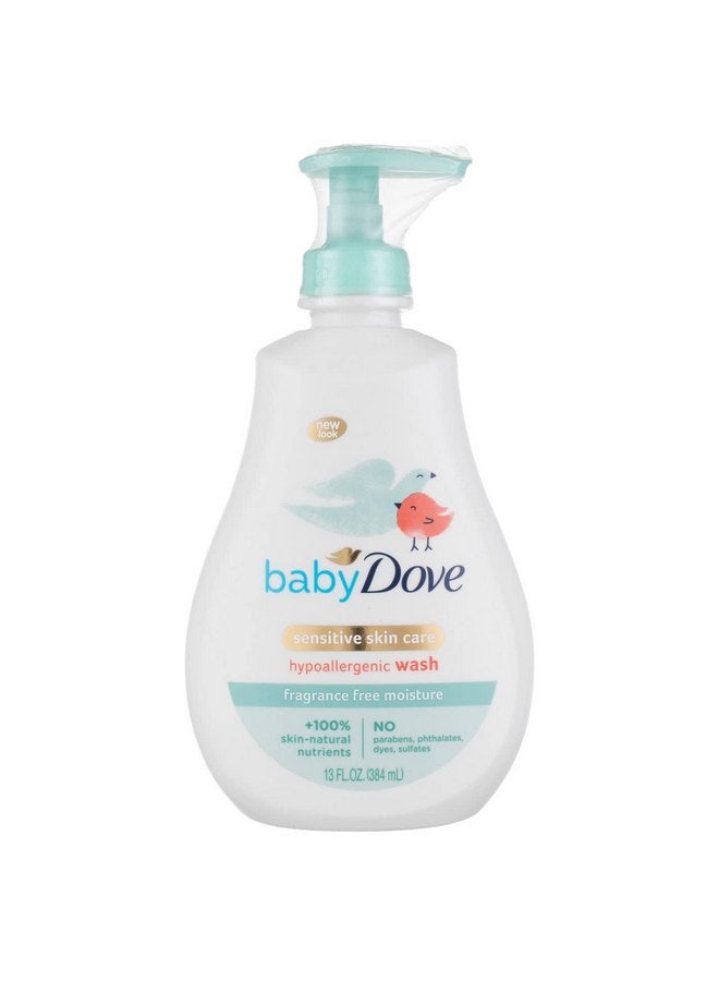 Dove Baby Tip To Toe Wash 13 Ounce Sensitive Pump (384ml) (6 Pack) - Image 1