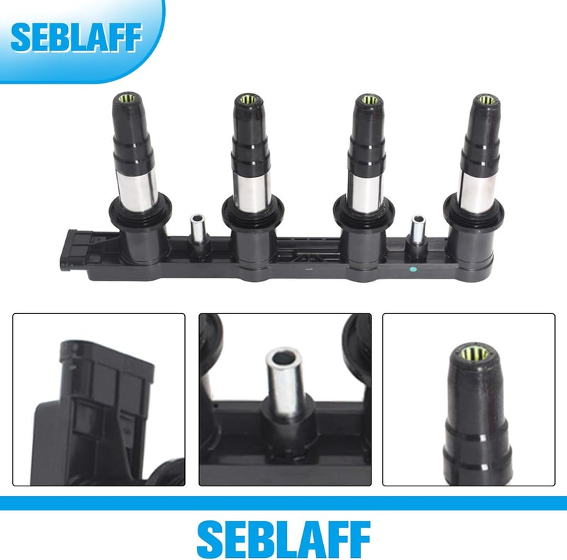 SEBLAFF Ignition Coil 96476983 Replacement for Aveo, Aveo5, Cruze, Sonic G3 L4 1.6L 1.8L - Image 2