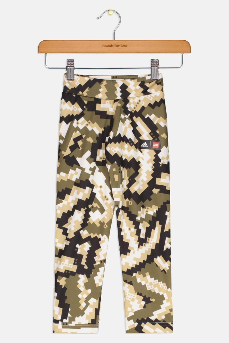 Adidas Adidas x Lego Kids Girl Sportswear Fit Outdoor Leggings, Multicolor - Image 1