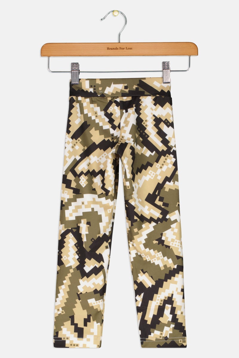 Adidas Adidas x Lego Kids Girl Sportswear Fit Outdoor Leggings, Multicolor - Image 2