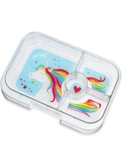 Yumbox Yumbox Panino Leakproof Bento Lunch Box Container for Kids & Adults (Malibu Purple Unicorn)  - Image 5