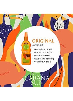 Cabana Sun Original Carrot Oil Accelerates Tanning 200ml  - Image 4