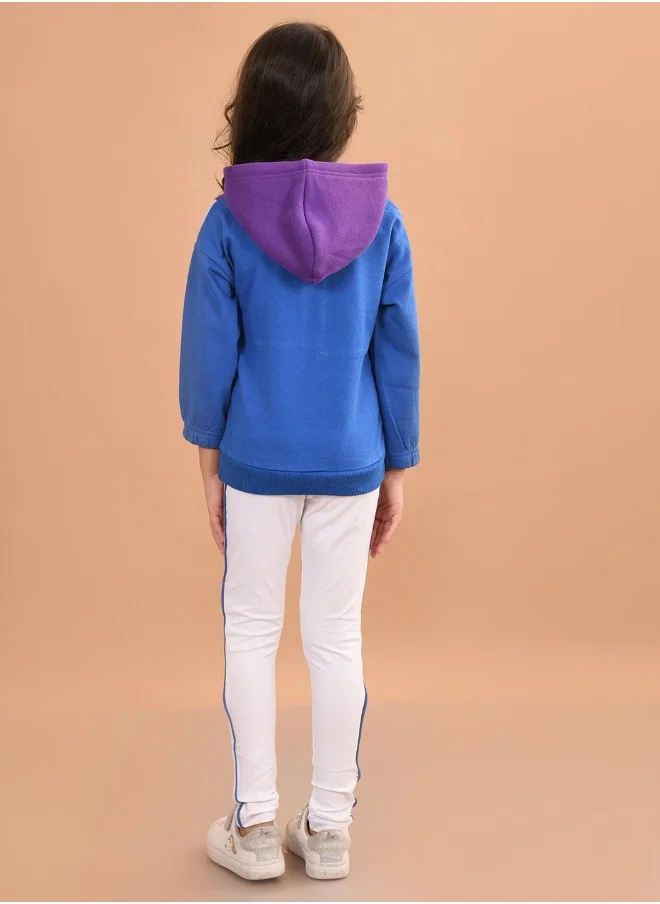LILPICKS Girls Sweatshirt with Jogger Set
