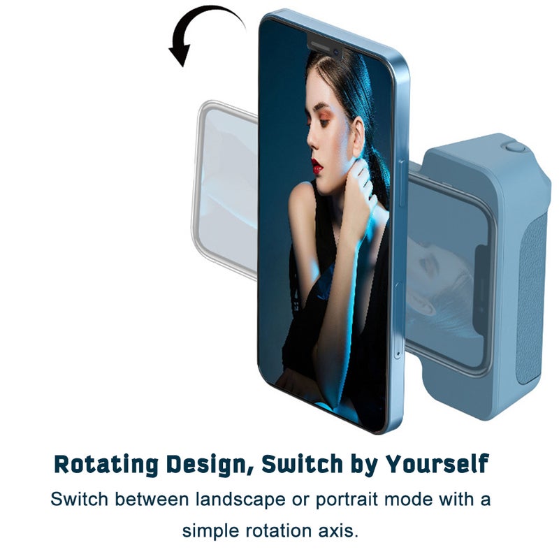 Magnetic Smartphone Holder: Pink Portable 10W Wireless Charging Grip - Anti-Shake Photo Stabilizer Rotatable Bracket for Travel Video Shooting & Daily Use - Image 3
