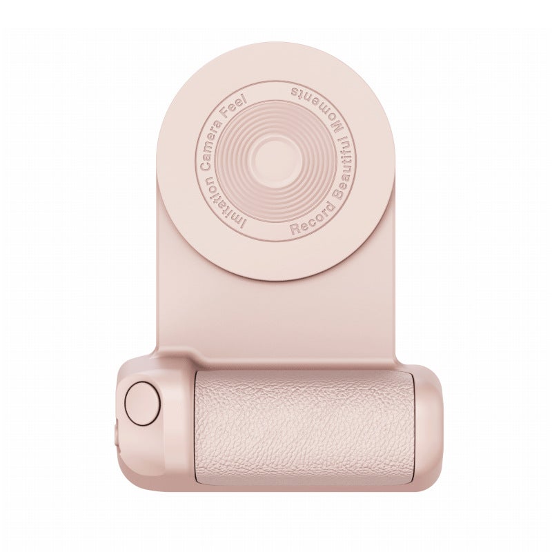 Magnetic Smartphone Holder: Pink Portable 10W Wireless Charging Grip - Anti-Shake Photo Stabilizer Rotatable Bracket for Travel Video Shooting & Daily Use - Image 1