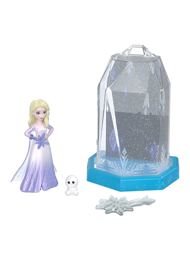 Disney FROZEN Frozen Small Doll Set, Ice Reveal with 1 Doll, Squishy Ice Gel and 6 Surprises Including Friend Figure & Play Pieces (Dolls May Vary) - Image 2