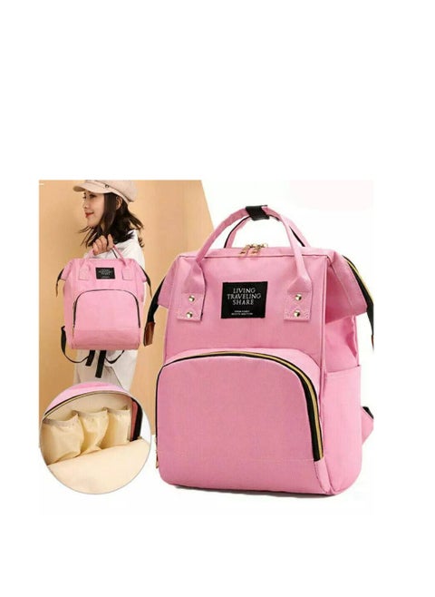 The mammies baby bag is very chic, has a very nice capacity, and is divided into pink colors. dh