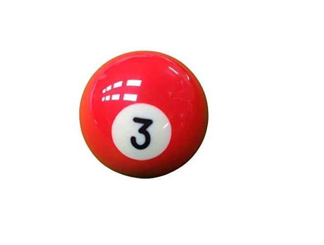 JBB American Pool Ball (Number 3) - Image 2