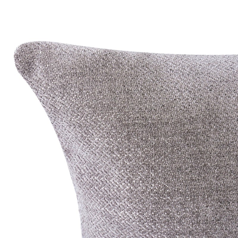 Eminence Home Milano Textured Filled Cushion with Down Alternative Filling Ultimate Comfort for Decorative Cushion Bed, Couch, Sofa and Supportive Use, Premium Square Pillow 48x48cm - Grey, 1 Piece - Image 2