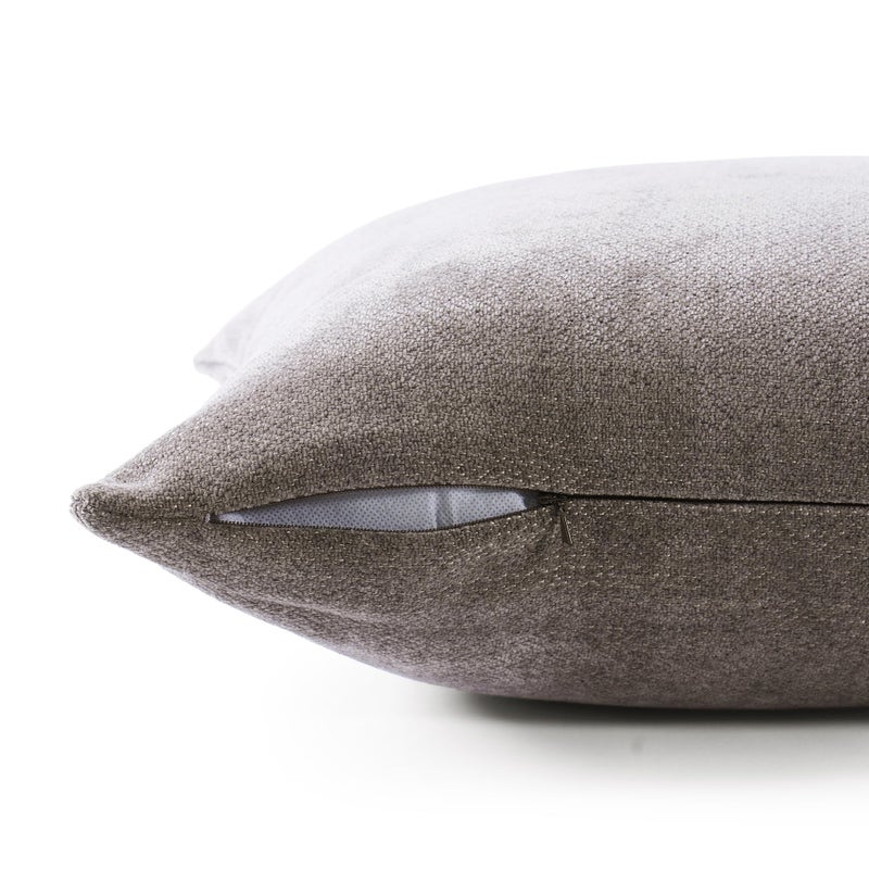 Eminence Home Milano Textured Filled Cushion with Down Alternative Filling Ultimate Comfort for Decorative Cushion Bed, Couch, Sofa and Supportive Use, Premium Square Pillow 48x48cm - Grey, 1 Piece - Image 3