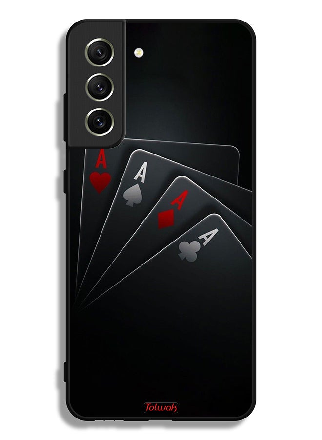 Tolwak Samsung Galaxy S21 FE 5G Protective Case Cover Cards A - Image 3