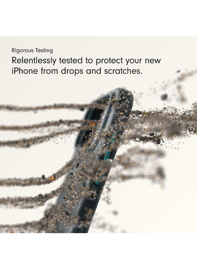 إيكو سيستم غطاء Ecosystem Beats لهاتف iPhone 17 Pro Max، غطاء متين يدعم الشحن اللاسلكي وحماية الكاميرا، تم اختباره ضد الخدوش والسقوط، ملمس غير لامع مع بطانة من الألياف الدقيقة لهاتف iPhone 17 Pro Max (أزرق) - Image 2