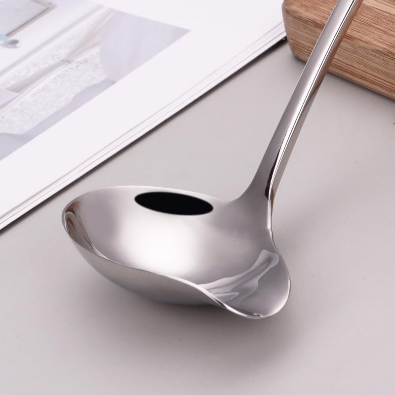 Mafier 1-Piece Sauce Ladle and 1-Piece Gravy Ladle, 18/10 Stainless Steel, Dishwasher Safe(Silver) - Image 5
