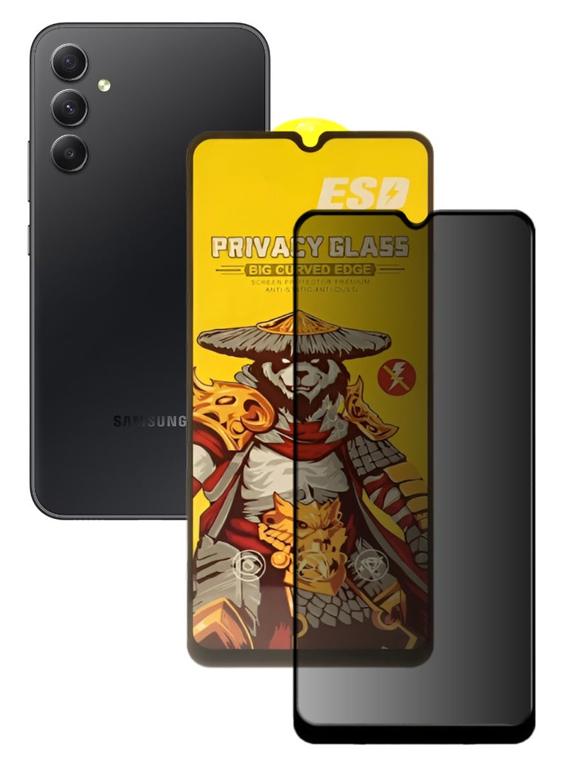 ESD Tempered Dustproof Privacy Glass Screen Protector Compatible For Samsung Galaxy A34 5G - Image 1