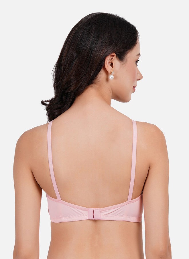 FIMS Pack Of 3 Full Coverage Lightly Padded Everyday Bras With All Day Comfort - Image 5