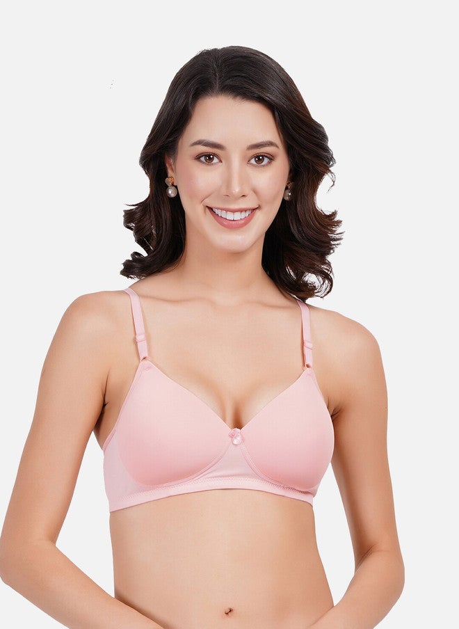 FIMS Pack Of 3 Full Coverage Lightly Padded Everyday Bras With All Day Comfort - Image 2