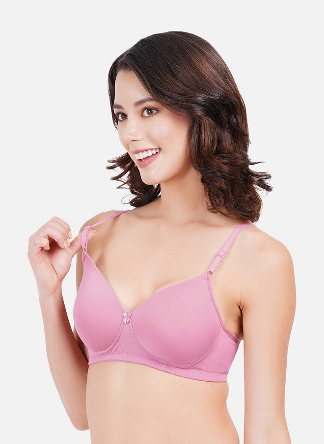 FIMS Pack Of 3 Full Coverage Lightly Padded Everyday Bras With All Day Comfort - Image 4