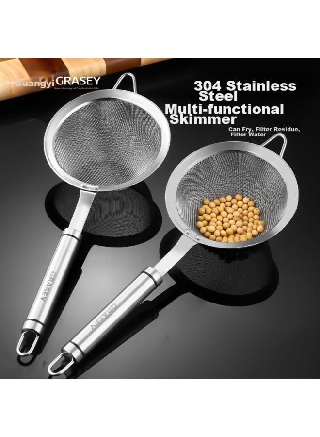 GRASEY Guangyi 304 Stainless Steel Strainer, Soy Milk Filter, Flour Sieve, Fine Mesh Screen, Oil Separator, Medicine Residue Strainer Gy7616  - Image 1