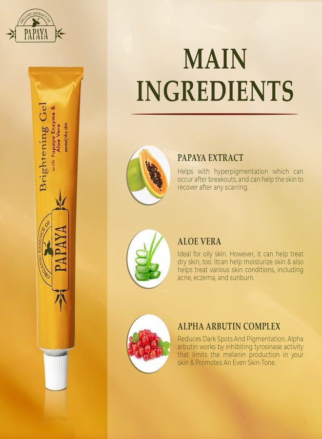 MITCHELL BRANDS Papaya Brightening Cream 50g - Formulated to Improve Clarity and Skin Radiance, Alpha Arbutin and Aloe Vera - Image 3