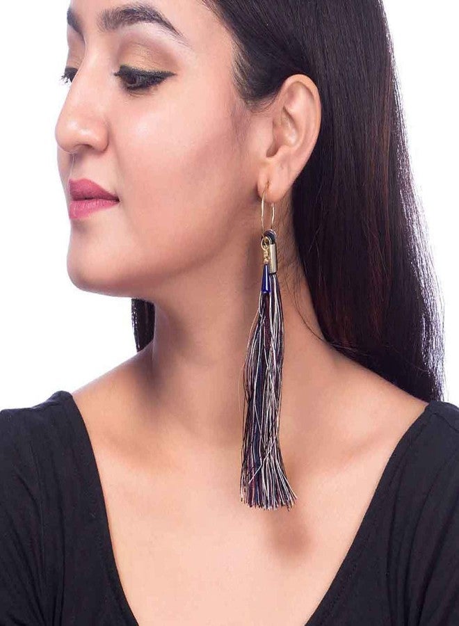 Voylla Gold Plated Hoop Earrings for Women (8907617479262) - Image 3