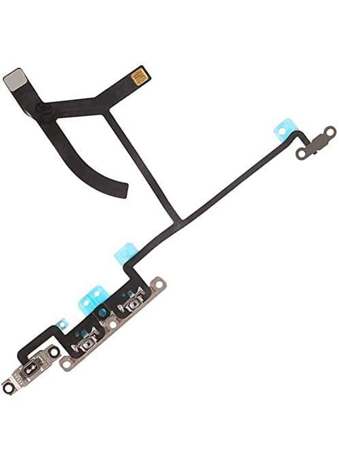 TPhaelay OEM Volume Button Control Flex Cable Replacement for iPhone Xs Max 6.5 inch Mute Button Volume Connector Silent Switch Pre-Installed Metal Bracket Holder - Image 1
