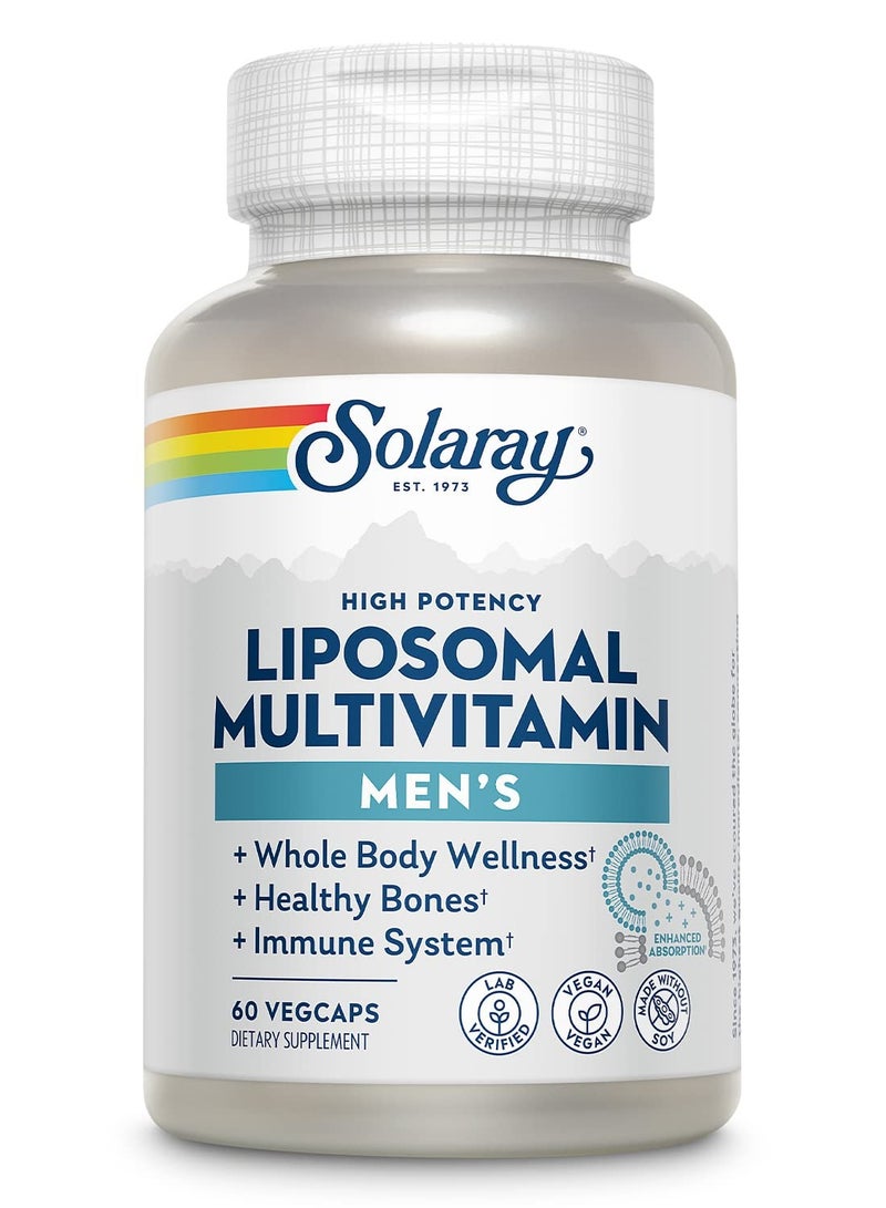 Solaray Mens Liposomal Multivitamin 60 V Caps
