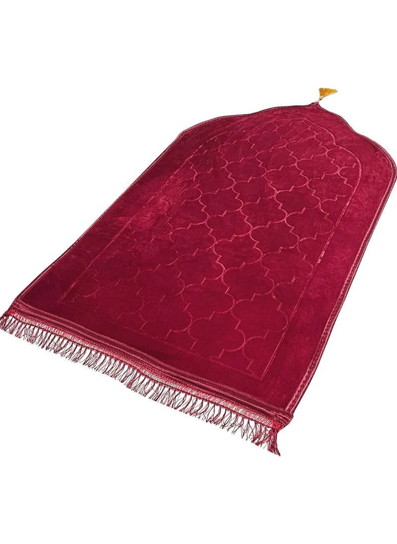 T G H Premium Anti-Slip Prayer Mat for Comfortable Praying, Adhesive Protective Backing, Corrosion-Resistant, Durable Design (80x120 cm) 