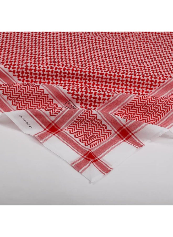 Al Bassam Black Seal Shemagh – Elegance Signed in Black - Image 3