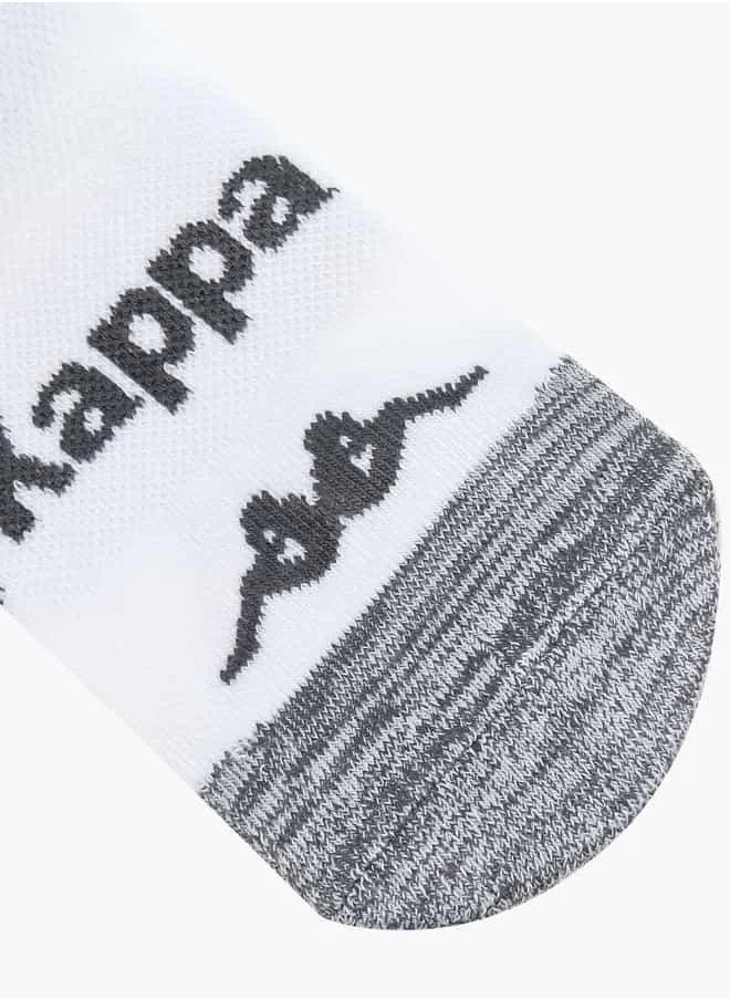 Kappa Set of 5 - Kappa Logo Print Ankle Length Socks with Elasticated Hem