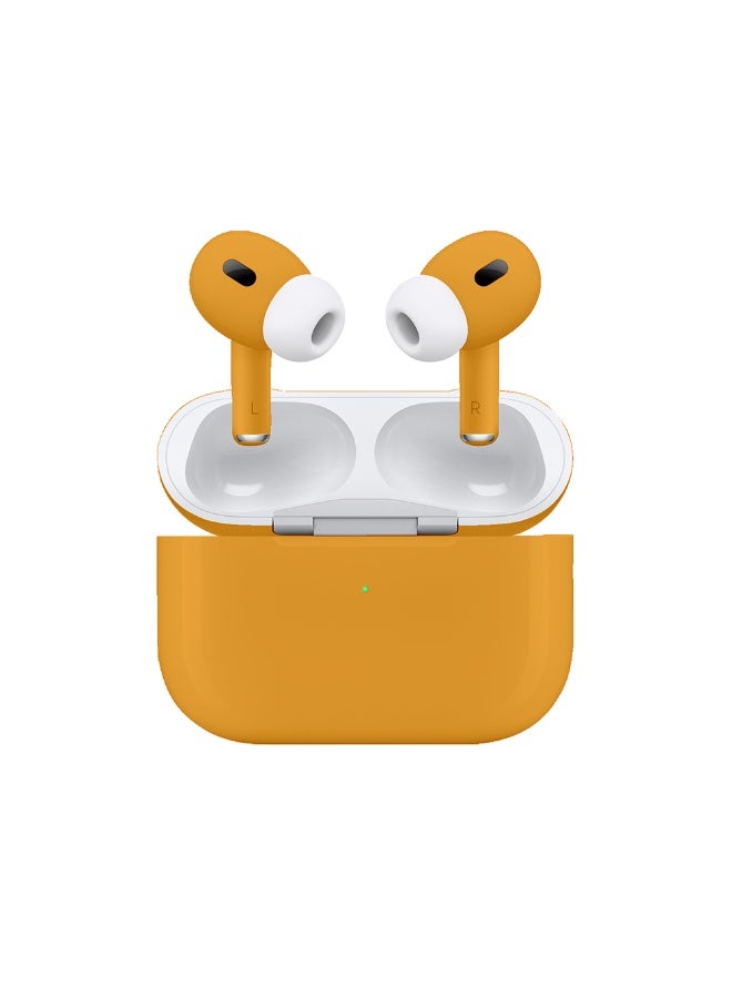 Craft Merlin Craft Customized Apple AirPods Pro 3 – Honey Hand-Painted Finish, Personalized Wireless Earbuds, Warm Aesthetic Gift (Honey) - Image 1