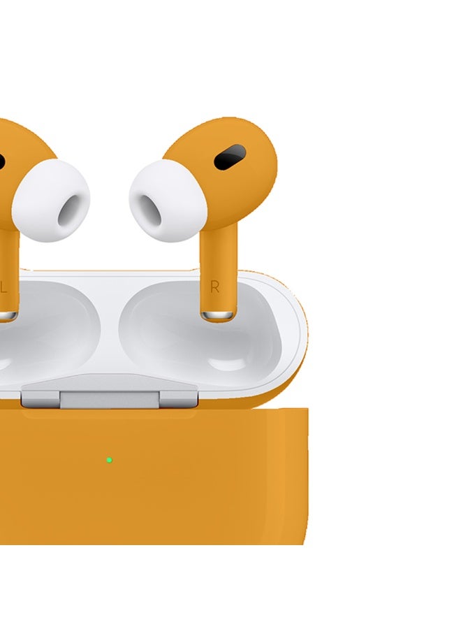 Craft Merlin Craft Customized Apple AirPods Pro 3 – Honey Hand-Painted Finish, Personalized Wireless Earbuds, Warm Aesthetic Gift (Honey) - Image 4
