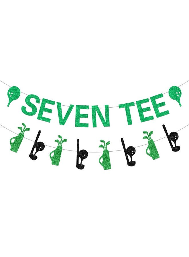 Sursurprise Sursurprise Seven Tee Golf Birthday Decorations, 70th Birthday Golf Decorations, Seven Tee Golf Banner, Golf Themed 70 Years Old Birthday Party Supplies - Image 1