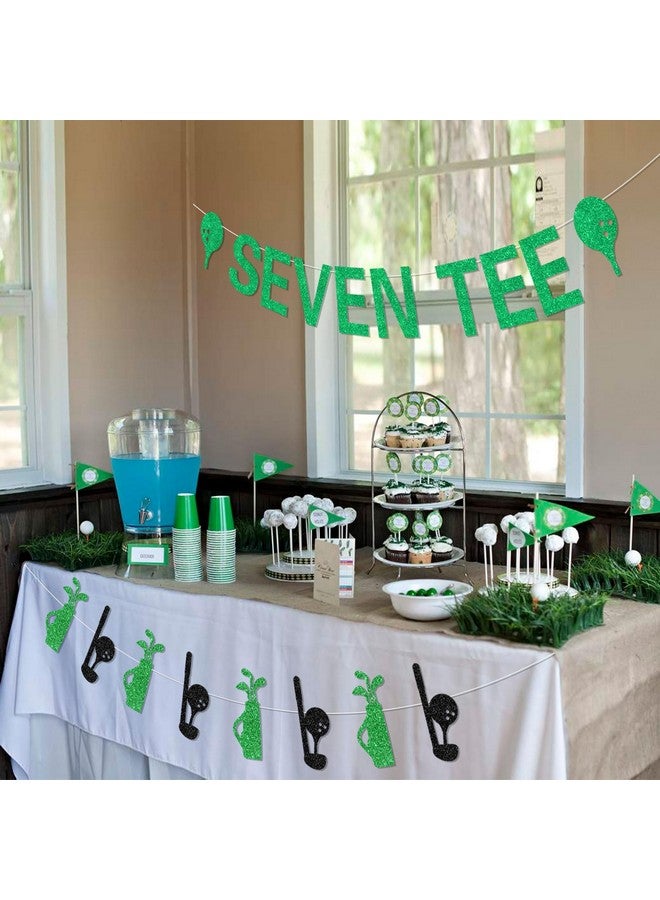 Sursurprise Sursurprise Seven Tee Golf Birthday Decorations, 70th Birthday Golf Decorations, Seven Tee Golf Banner, Golf Themed 70 Years Old Birthday Party Supplies - Image 4