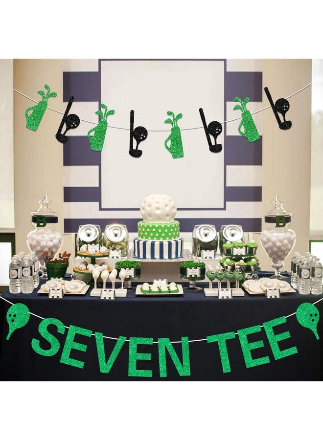 Sursurprise Sursurprise Seven Tee Golf Birthday Decorations, 70th Birthday Golf Decorations, Seven Tee Golf Banner, Golf Themed 70 Years Old Birthday Party Supplies - Image 3