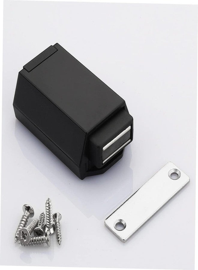 VICTAC Heavy Duty Push to Open Door Catch, Cabinet Push Magnet Magnetic Touch Latches Hidden Door Latch Push to Release Tip on Closet Strong Pop Out Black 1 pcs - Image 4