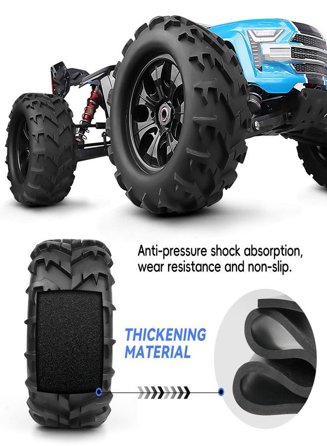 AllinRC PreGlued 1/8 RC Monster Truck Buggy Wheels and Tires 17mm Hex with Foam Inserts for Traxxas Maxx Tmaxx E-Revo 2.0 3.3 Arrma Kraton Typhon 6S HSP HPI Savage Flux Redcat Kaiju - Image 4