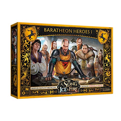 CMON A Song of Ice and Fire Tabletop Miniatures Baratheon Heroes I Box Set Leaders of The Stormlands Strategy Game for Adults Ages 14 2 Players 4560 Minute Playtime Made by CMON - Image 1