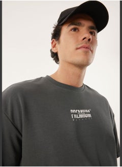 DeFacto Man Crew Neck Short Sleeve Knitted T-Shirt  - Image 4