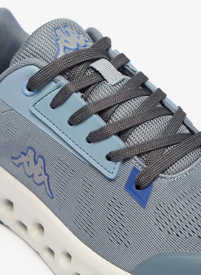Kappa Men's Textured Sports Shoes with Lace-Up Closure