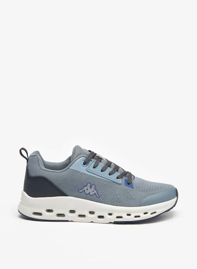 Kappa Men's Textured Sports Shoes with Lace-Up Closure