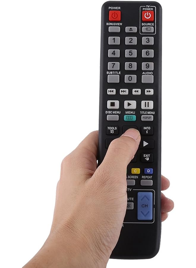 The Bros Portable Remote Control, AK59-00104R Innovative Keyboard TV Remote Controller Replacement For BD-C5500 BD-C6500 BD-C6900 BD-D6500/ZA BD-D6100C, Universal Remote Control - Image 1