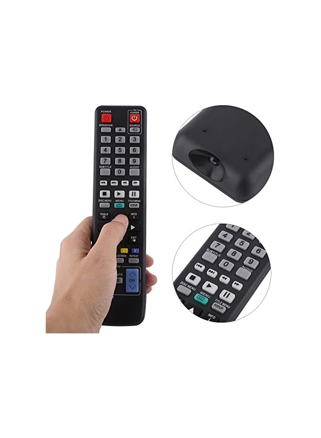 The Bros Portable Remote Control, AK59-00104R Innovative Keyboard TV Remote Controller Replacement For BD-C5500 BD-C6500 BD-C6900 BD-D6500/ZA BD-D6100C, Universal Remote Control - Image 4