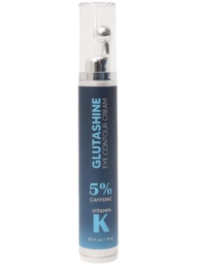 GLUTASHINE EYE CONTOUR CREAM  5% CAFFEINE VITAMIN K  0.5 fl oz / 15 ml - Image 1