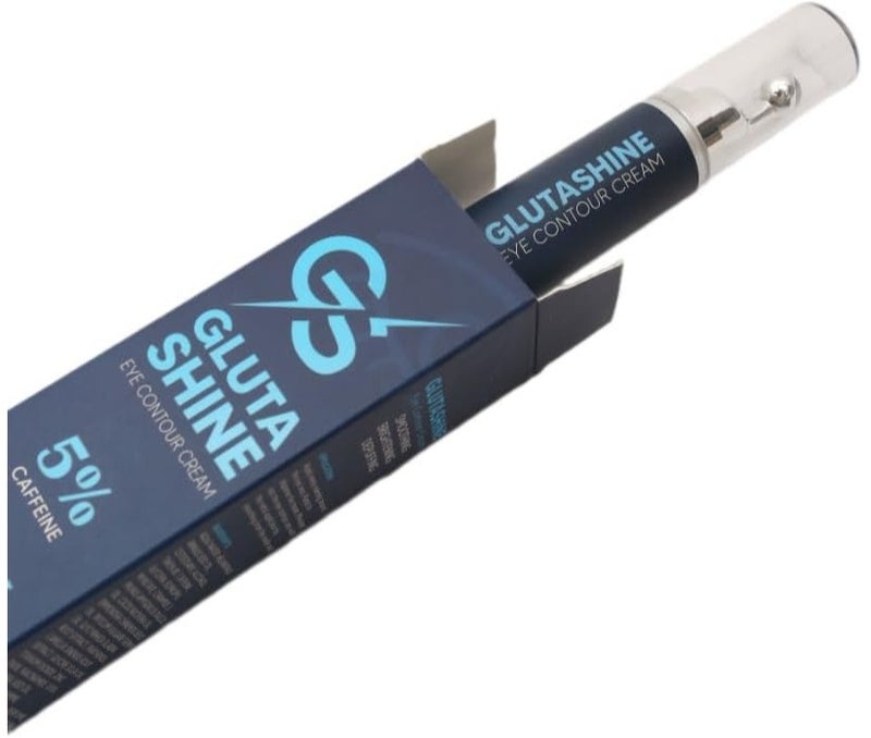 GLUTASHINE EYE CONTOUR CREAM  5% CAFFEINE VITAMIN K  0.5 fl oz / 15 ml - Image 2