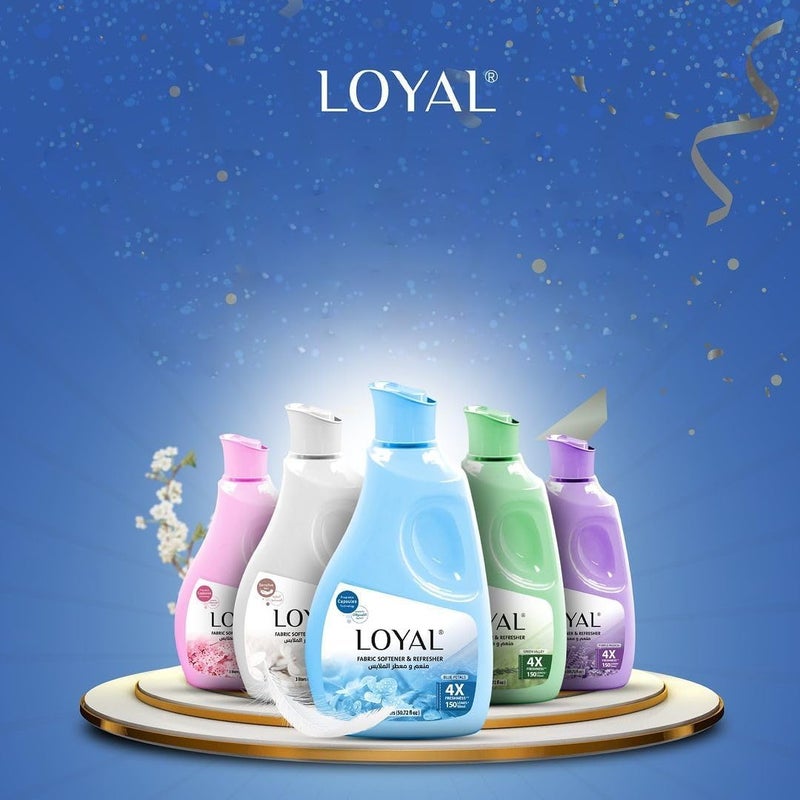 Loyal Fabric Softener And Freshener with Blue Petals Fragrance Capsule 4X Freshness, up to 150 Loads | 3000 ML | 101.44 fl oz - Image 4