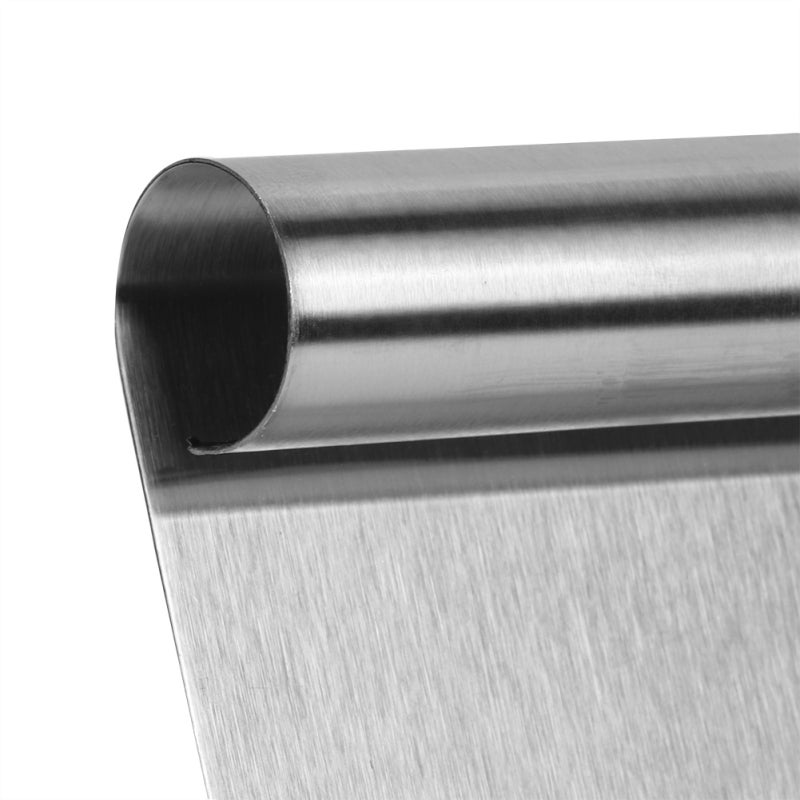 Dough Scraper: Stainless Steel, Precise Measuring Scale, Durable Rust-Resistant - Multi-Functional Pastry Cutter for Household Kitchen Baking, Food Collection & Work Surface Cleaning - Image 1
