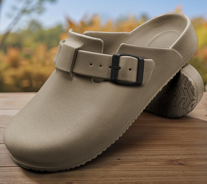 Bigant Womens Clogs,Mercy Mules for Womens Nurse Shoes-Slip on Garden Work Shoes(Elmwood-9 Women/7 Men) - Image 3