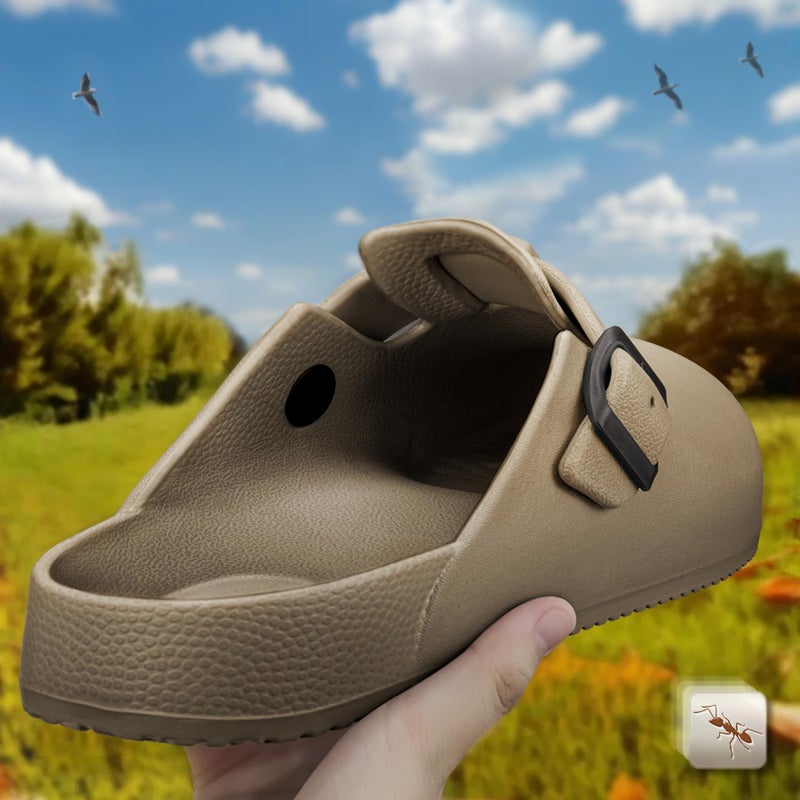 Bigant Womens Clogs,Mercy Mules for Womens Nurse Shoes-Slip on Garden Work Shoes(Elmwood-9 Women/7 Men) - Image 2