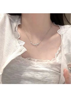 Elegant Chic Butterfly Necklace for Women Snowflake Necklace